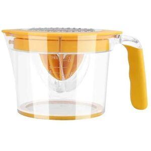 Woosien - Lemon juicer manual juicer, fruit juicer with built-in measuring cup, non-slip silicone handle