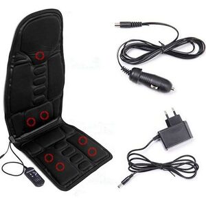 WOOSIEN Massage cushion electric massager car seat vibrator back neck massagem cushion heat pad for legs waist body massage