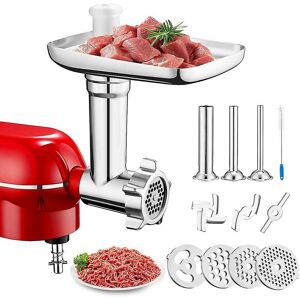 Woosien - Metal Food Grinder Attachment for PHisinic & Blender Meat Grinder Accessories Sausage Filler