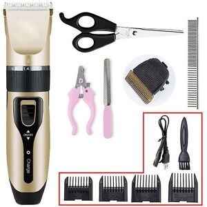 Woosien - Electric pet clipper dog hair clipper for dogs reachageable trimmer haircut cat hair cutting remover machine