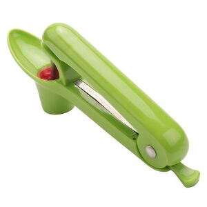 WOOSIEN Pcs Cherry Stoner or Olive Stone Remover, Cherry Stone or Seed Remover, Fruit Gadgets Tools (gre