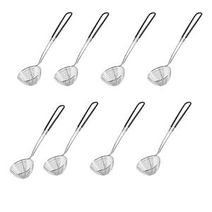 WOOSIEN Pcs Hot Pot Strainer Scoops, Stainless Steel Hot Pot Strainer Scoop 2.5 Inch Mini Mesh Skimmer Sp