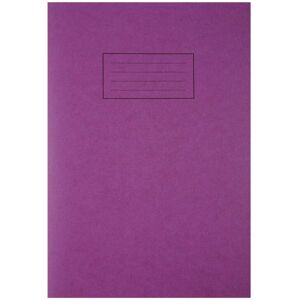 Purple A4 Exercise Books - SV43512 - Silvine