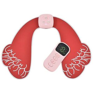 WOOSIEN Smart fitness body slimming training massager body relaxing hand massage tool wireless hip muscle stimulator Red