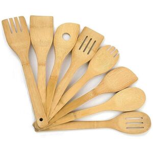 WOOSIEN Spatulas - spatula and cooking spoon set - kitchen gadgets made from 100% fsc