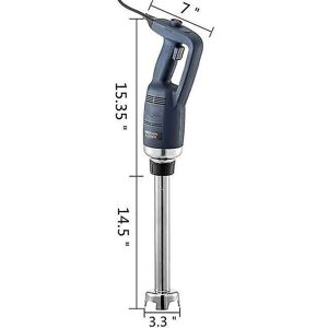 WOOSIEN Vevor safety button space-saving thickened blade commercial immersion blender electric handheld mixer stick for various food Constant500w40cm