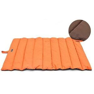 Woosien - Waterproof outdoor pet mat portable reversible breathable dog house bed for large dogs cat puppy kennel mattress 110x68cm Orange