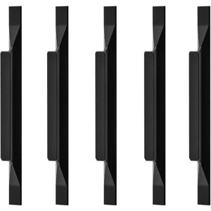 Linghhang - 10pcs) European Aluminum Alloy Handles for Kitchen Cabinets, Wardrobe Handles, Total Length 160mm, Hole Distance 9