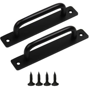 Linghhang - 2pcs Aluminum Sliding Door Handles for Cabinet Door, Balcony Door Handle with Screws, for Closet Door (210 x 25 mm)