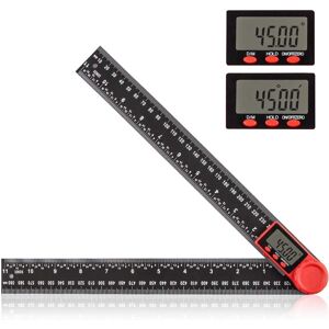 TINOR 300mm Digital Angle Protractor Ruler, 2 in 1 Digital Protractor with lcd Display and Lock Function for Woodworking, Home, Craftsmen