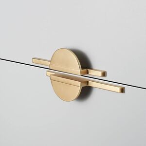 LINGHHANG 2 Pieces Kitchen Cabinet Handle Center Distance 64mm Gold Furniture Handle Kitchen Handle Kitchen Furniture Handle Kitchen Door Handle Drawer Handle