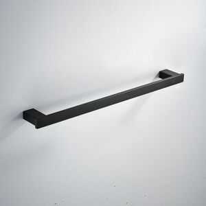 TINOR Bathroom Towel Rack, Stainless Steel, 40cm Towel Bar, Black, BA8003B-40