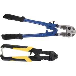 LINGHHANG 2Pcs Heavy Duty Wire Cutter Set for Rivets, Chain Link, Fence Bolts, Wire Strippers, Ergonomic Steel Knife