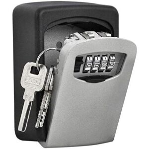 Tinor - Key Cabinet High Security Police Key Box Safe Key Wall Mounted 4 Digit Key Safe Combination Lock Store Keys
