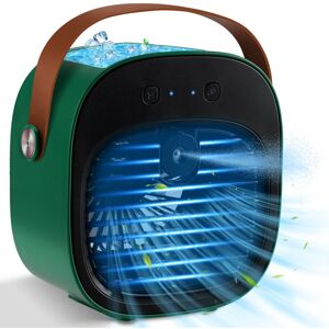 TINOR Portable Air Conditioners, 5200mAh Rechargeable Mini Air Conditioner, 5-10 Hours Runtime, Personal Air Cooler with 3 Speeds, Small Desktop Air
