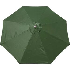 TINOR Replacement cover for parasol - 8 ribs - 3 m - Waterproof - Anti-ultraviolet - Replacement fabric - roof for parasol - parasol(dark green)