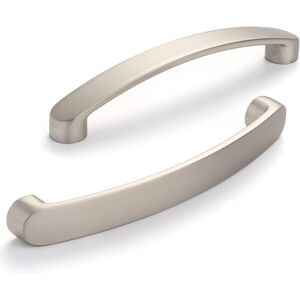 Linghhang - Set of 6 Furniture Handles Chrome Kitchen Door Handles - Brushed Nickel Kitchen Furniture Handle Brushed Kitchen Handle Center Distance