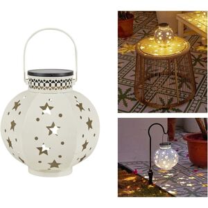 TINOR Solar Lantern Outdoor, Metal Outdoor Lanterns, Solar Lights for Garden, Outdoor, Patio, Tree
