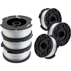 TINOR Trimmer Line Compatible with Black and Decker AF-100, Replacement Spool, 6 Replacement Spools