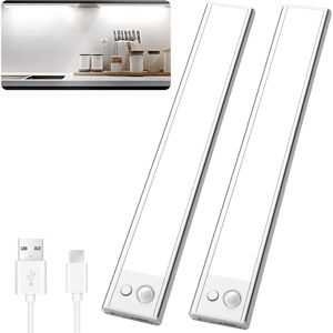 TINOR Usb Rechargeable led Strip Light 23cm/1500mAh/3 Lighting Modes, Wireless led Kitchen Under Cabinet Light, Indoor Motion Sensor Light for Kitchen,