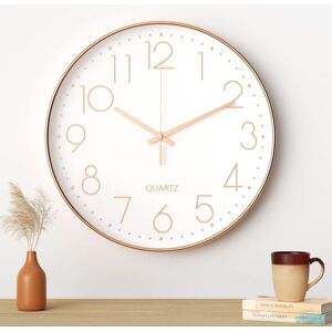 Tinor - Wall Clock, 30CM (12 Inch) Modern Silent Wall Clock, Quiet Quartz Movement