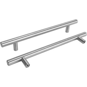 LINGHHANG Center distance 160mm, Set of 2 Kitchen Door Handles Kitchen Cupboard Handles -160 Stainless Steel Handles Long Stainless Steel Handles for Kitchen, LINGHHANG Center distance 160mm, Set of 2 Kitchen Door Handles Kitchen Cupboard Handles -160 Stainless Steel Handles Long Stainless Steel Handles for Kitchen,