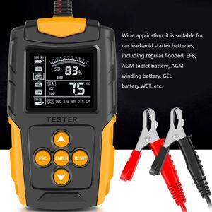 Tinor - 12V/24V Car Battery Tester lcd Digital Battery Analyzer Car Diagnostic Tool soh soc cca ir Measurement for Car Truck Motorcycle Tinor - 12V/24V Car Battery Tester lcd Digital Battery Analyzer Car Diagnostic Tool soh soc cca ir Measurement for Car Truck Motorcycle