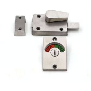 Serbia - 1PC Loquet indicateur de verrou de porte en acier inoxydable pour salle de bain, toilettes, toilettes publiques, toilettes privées Serbia - 1PC Loquet indicateur de verrou de porte en acier inoxydable pour salle de bain, toilettes, toilettes publiques, toilettes privées
