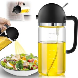 TINOR 2 in 1 Oil Sprayer, Olive Spray Bottle, Glass Kitchen Oil Sprayer, Food Grade Oil Sprayer (Black) TINOR 2 in 1 Oil Sprayer, Olive Spray Bottle, Glass Kitchen Oil Sprayer, Food Grade Oil Sprayer (Black)
