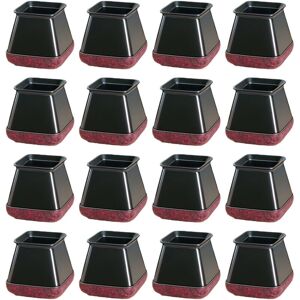 Linghhang - 16pcs Silicone Chair Leg Caps (Square) Fit for 13-20mm Chair Legs, Hardwood Furniture Protector Pads Linghhang - 16pcs Silicone Chair Leg Caps (Square) Fit for 13-20mm Chair Legs, Hardwood Furniture Protector Pads