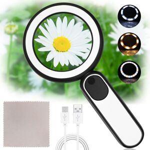 TINOR 20X Magnifying Magnifier, 21 led usb Rechargeable Illuminated Reading Magnifier with 3 Modes for Elderly Children Reading, Jewelry, Seniors, Visually TINOR 20X Magnifying Magnifier, 21 led usb Rechargeable Illuminated Reading Magnifier with 3 Modes for Elderly Children Reading, Jewelry, Seniors, Visually