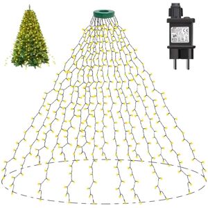 Linghhang - 2m x 16m 400 led Christmas Tree String Lights (1-2.4m) 8 Modes Christmas Decoration for Home Garden Patio (Warm White) Linghhang - 2m x 16m 400 led Christmas Tree String Lights (1-2.4m) 8 Modes Christmas Decoration for Home Garden Patio (Warm White)