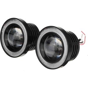 Augienb - 2pcs Car Fog Lights led Bulbs Angel Eyes Halo Lamp Projector blue 3 inch Augienb - 2pcs Car Fog Lights led Bulbs Angel Eyes Halo Lamp Projector blue 3 inch