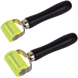 TINOR 2Pcs Hand Pressure Roller Silicone Presser Roller Noise Roller Repair Tool Wallpaper Compaction Roller TINOR 2Pcs Hand Pressure Roller Silicone Presser Roller Noise Roller Repair Tool Wallpaper Compaction Roller