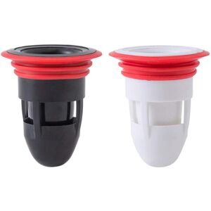 Linghhang - 2pcs, one each in black and white) Kitchen Bathroom Shower Floor Drain, Central Sewer Backflow Odor Stopper Linghhang - 2pcs, one each in black and white) Kitchen Bathroom Shower Floor Drain, Central Sewer Backflow Odor Stopper