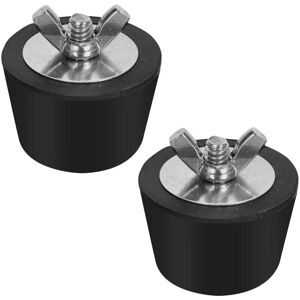 TINOR 2pcs Rubber Pool Plugs, 38mm Pool Winter Plugs, Pool Plugs with Stainless Steel Butterfly Screw for Pool Pipe Fittings TINOR 2pcs Rubber Pool Plugs, 38mm Pool Winter Plugs, Pool Plugs with Stainless Steel Butterfly Screw for Pool Pipe Fittings