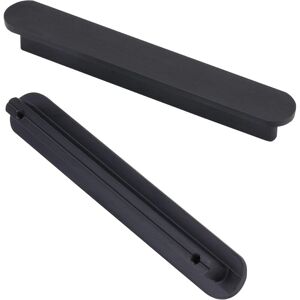Linghhang - Set of 6 Black Handles Kitchen Furniture Handle - Cupboard Handles Matte Black Furniture Handle in Zinc Alloy Center Distance 64mm Linghhang - Set of 6 Black Handles Kitchen Furniture Handle - Cupboard Handles Matte Black Furniture Handle in Zinc Alloy Center Distance 64mm