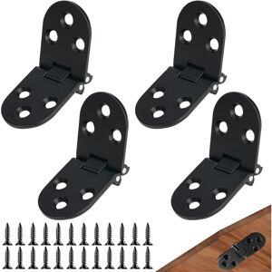 Linghhang - 4pcs Flat Door Hinge Folding Door Hinges Folding Flip Hinge Alloy Table Sewing Machine Folding Flip Hinge Av Linghhang - 4pcs Flat Door Hinge Folding Door Hinges Folding Flip Hinge Alloy Table Sewing Machine Folding Flip Hinge Av
