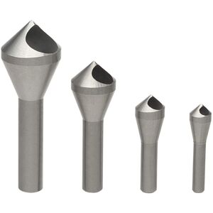 Tinor - 4Pcs hss Countersink Deburring Countersink Drill Bit for Drilling Metal Wood Plastic Tinor - 4Pcs hss Countersink Deburring Countersink Drill Bit for Drilling Metal Wood Plastic