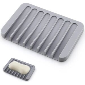 Linghhang - Multifunctional Silicone Soap Dish for Bathroom, Non-Slip Storage Holder for Kitchen and Bathroom, Shower Soap Holder Linghhang - Multifunctional Silicone Soap Dish for Bathroom, Non-Slip Storage Holder for Kitchen and Bathroom, Shower Soap Holder