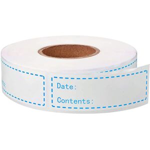 LINGHHANG 500 Sheets, 1 x 3 Inch, Self-Adhesive Removable Storage Stickers, Blue Labels, Food Freezer Date Labels, Grease Resistant, Easy to Clean LINGHHANG 500 Sheets, 1 x 3 Inch, Self-Adhesive Removable Storage Stickers, Blue Labels, Food Freezer Date Labels, Grease Resistant, Easy to Clean