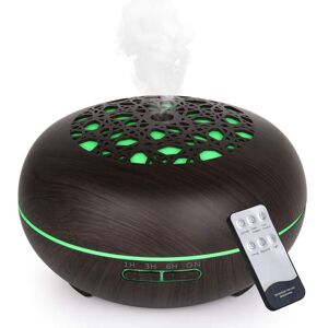 TINOR 550ML Essential Oil Diffuser with Remote Control, Electric Essential Oil Diffuser Humidifier for Home, Office, Bedroom, Yoga, Deep Wood Grain TINOR 550ML Essential Oil Diffuser with Remote Control, Electric Essential Oil Diffuser Humidifier for Home, Office, Bedroom, Yoga, Deep Wood Grain