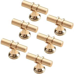 Linghhang - 6pcs Gold Cabinet Handles Gold Handle - Kitchen Door Handle Drawer Handle Brass Gold Furniture Handles 50mm Linghhang - 6pcs Gold Cabinet Handles Gold Handle - Kitchen Door Handle Drawer Handle Brass Gold Furniture Handles 50mm