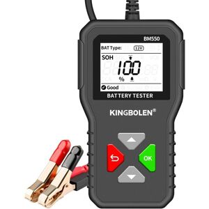 TINOR 6V 12V 24V auto Battery Tester,BM550 100-2000 cca 2-200Ah Automotive Alternator Tester Digital Battery Analyzer for TINOR 6V 12V 24V auto Battery Tester,BM550 100-2000 cca 2-200Ah Automotive Alternator Tester Digital Battery Analyzer for
