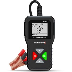 TINOR 6V 12V 24V Battery Tester,100-2000 CCA 2Ah-220Ah Automotive Alternator Tester Digital Battery Analyzer for Car/Truck/Motorcycle/ATV/SUV/Boat/Yacht TINOR 6V 12V 24V Battery Tester,100-2000 CCA 2Ah-220Ah Automotive Alternator Tester Digital Battery Analyzer for Car/Truck/Motorcycle/ATV/SUV/Boat/Yacht