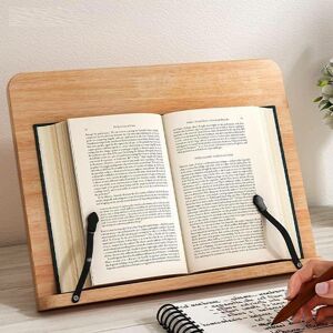SEVENGIRL Adjustable wooden reading stand, folding stand for books, tablet, desk organizer for home study room -- SEVENGIRL Adjustable wooden reading stand, folding stand for books, tablet, desk organizer for home study room --