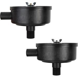 SEVENGIRL Air Compressor Silencer Filter Accessories, 1/2" 20mm Male Thread Plastic Housing Air Compressor Silencer Filters for Air Compressor Boilers, 2 Pieces SEVENGIRL Air Compressor Silencer Filter Accessories, 1/2" 20mm Male Thread Plastic Housing Air Compressor Silencer Filters for Air Compressor Boilers, 2 Pieces