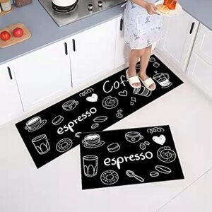 Linghhang - A)2 Pack Kitchen Mats Non-Slip, Water and Oil Absorbent, Dustproof Kitchen Rugs, Indoor Floor Mats Linghhang - A)2 Pack Kitchen Mats Non-Slip, Water and Oil Absorbent, Dustproof Kitchen Rugs, Indoor Floor Mats