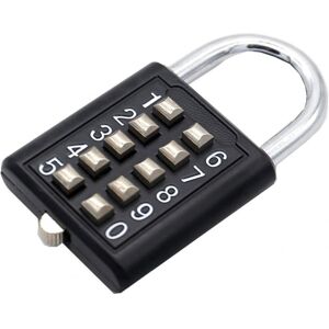 Linghhang - Black,Combination Lock 5 Fixed Lockers Gym Door Lock Mechanism Linghhang - Black,Combination Lock 5 Fixed Lockers Gym Door Lock Mechanism