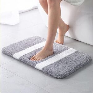 Linghhang - Bathroom Mat 40cm x 60cm Non Slip Bathroom Mat Machine Washable Super Absorbent Rug Bathroom Mat Linghhang - Bathroom Mat 40cm x 60cm Non Slip Bathroom Mat Machine Washable Super Absorbent Rug Bathroom Mat